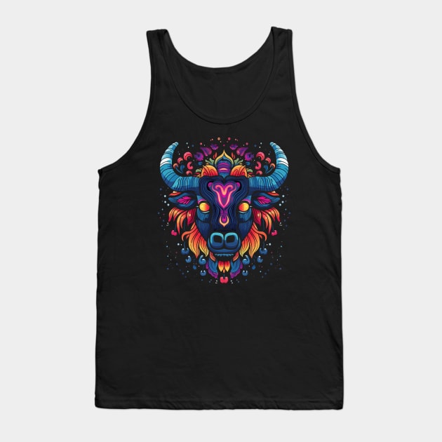 Water Buffalo Valentine Day Tank Top by JH Mart